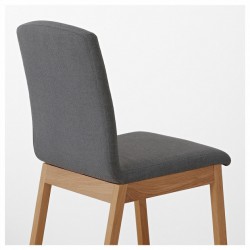 Фото3.Кресло, дуб, Нордвалла темно-серый IKEA KARLHUGO, 804.035.16